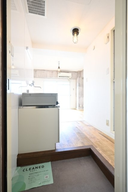 マンション神楽坂の玄関