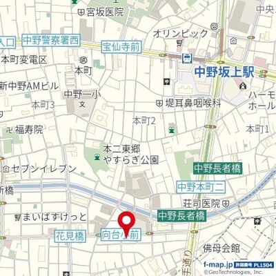 【地図】 | デュオ・スカーラ中野坂上