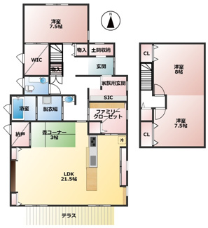 【間取り】 | 岐阜市河渡！築47年のお家を劇的大改造！家族みんなでくつろげる広々リビング3LDK！ | 岐阜市河渡！築47年のお家を劇的大改造！家族みんなでくつろげる広々リビング3LDK！