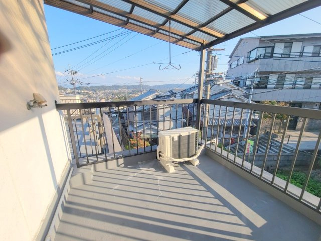 山崎新町戸建のバルコニー