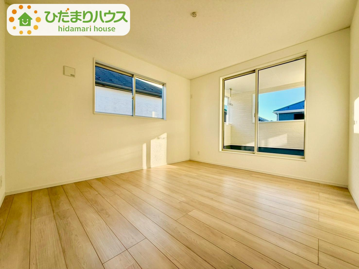 野田市尾崎第16　新築戸建　6号棟の寝室|バルコニーに面している洋室は、主寝室にどうぞ(^^)/						
