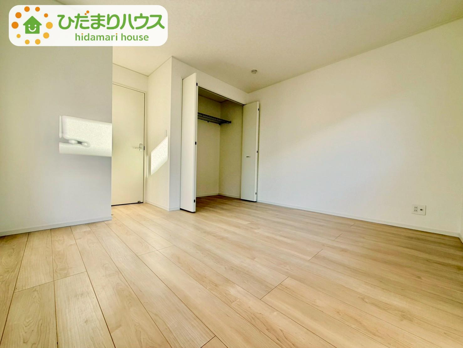 野田市尾崎第16　新築戸建　6号棟の寝室|ゆとりのある主寝室！ご家族全員で寝れちゃいます(^^♪						
