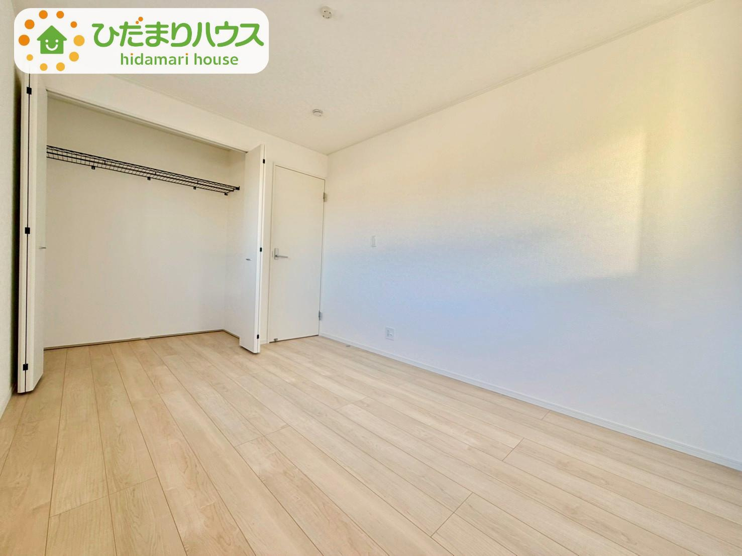 野田市尾崎第16　新築戸建　6号棟の洋室|お洋服の多い女性に人気！収納力の高いクローゼット付☆彡							
