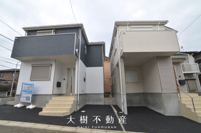 【外観】 | 綾瀬市早川　新築戸建て　全２棟【仲介手数料無料】 | 建物完成しました！！内見可能です♪