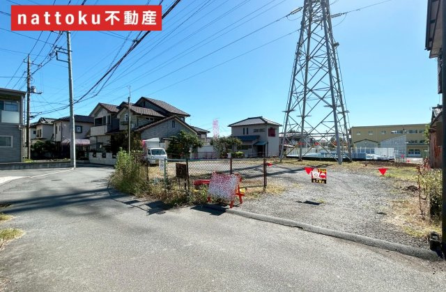 売土地　長泉町中土狩第3　全3区画　1号地　176.6㎡(53.42坪)の前面道路含む現地写真|10.17現地撮影