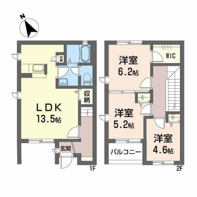  | ラ・ヴィル宮下Ａ | ラ・ヴィル宮下Ａ 102号-2