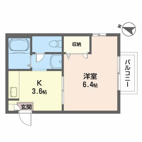 フラッツ茶屋下|フラッツ茶屋下 202号-16