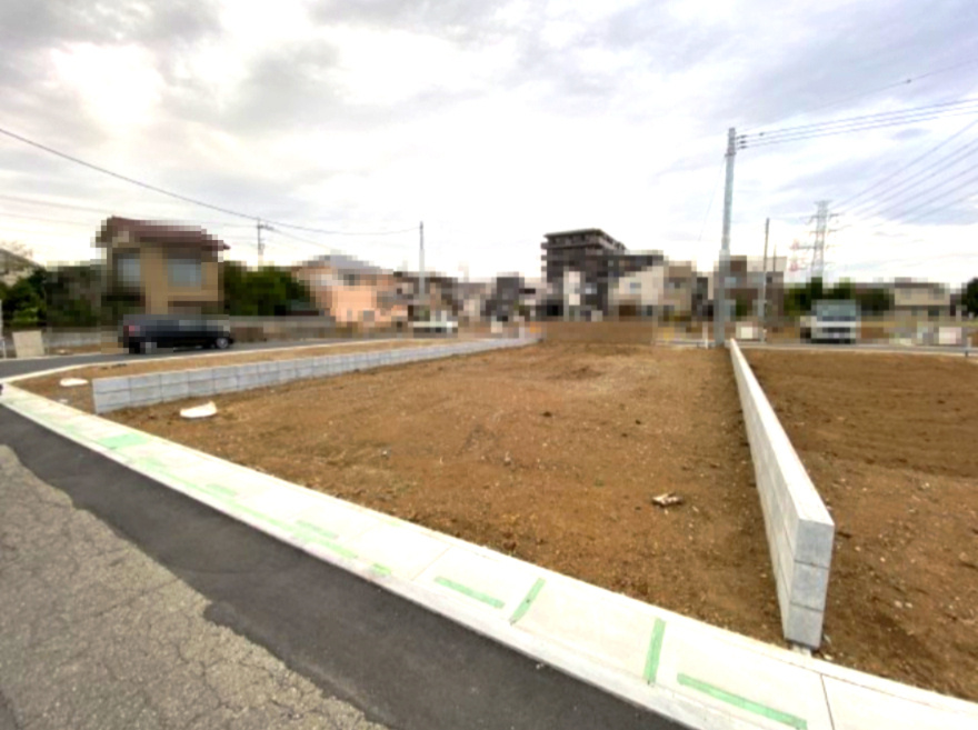 上尾市上～売地～《建築条件なし》の外観|都市ガス・本下水エリア