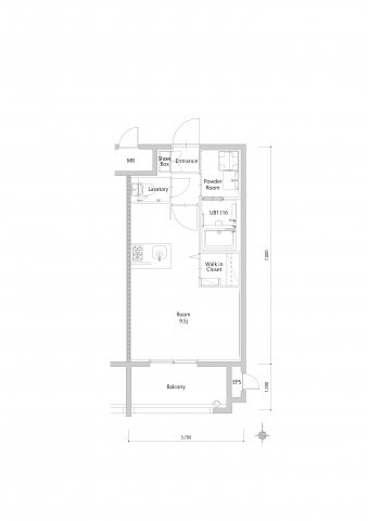 エンクレスト博多PARKSIDEの間取り
