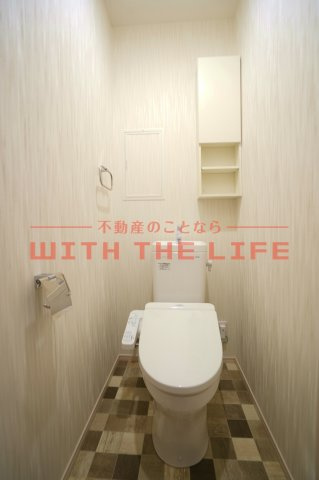 アメニティ諏訪野【キャッシュバック対象物件】のトイレ|清潔感のあるトイレです