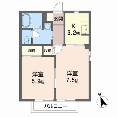  | アップルハイツ桜水Ａ | アップルハイツ桜水Ａ 201号-15