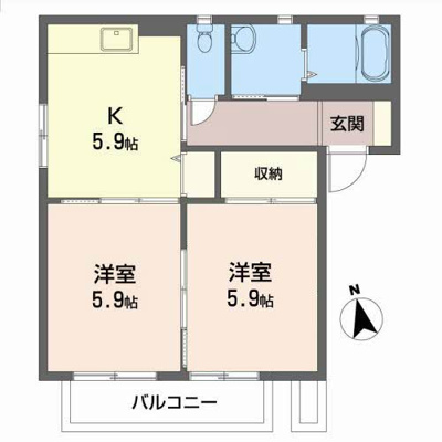  | リバティガ－デンⅡＢ | リバティガ－デンⅡＢ 201号-16