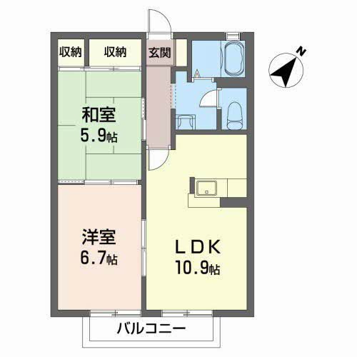 エターナルタウン Ｄ|エターナルタウン Ｄ 201号-3