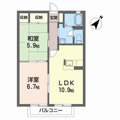  | エターナルタウン Ｄ | エターナルタウン Ｄ 201号-3