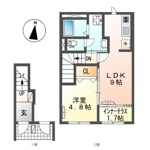 Ciel etoile　(シエルエトワール)の間取り