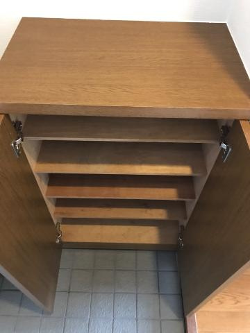 コーポイマージュＡ棟の収納|下駄箱