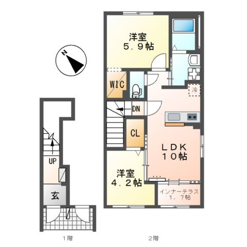 グランノアール青葉の間取り