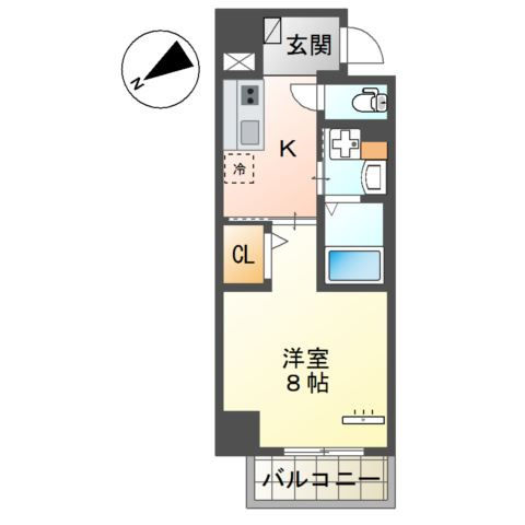 セラヴィ箱崎の間取り