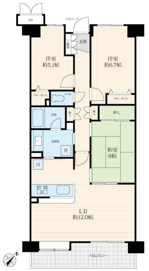 オーベル横浜鶴見【仲介手数料無料】