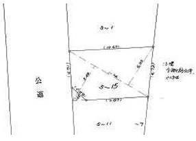 【土地図】 | 川越市霞ケ関北2丁目　建築条件なし売地　東武東上線『霞ヶ関駅』徒歩10分　【霞ヶ関北小学区】