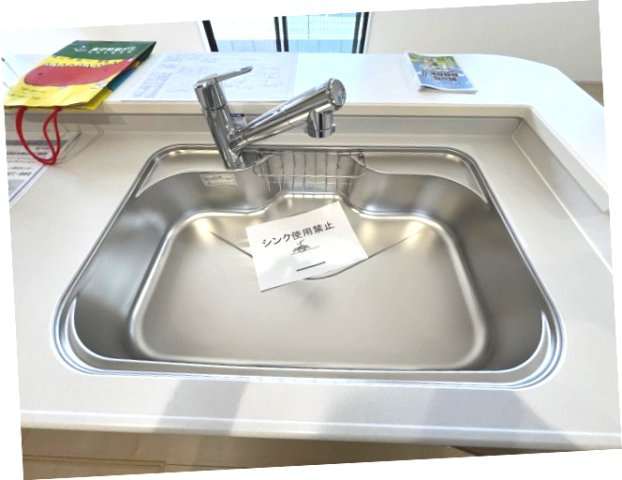 あきる野市五日市　新築戸建全4棟のキッチン|浄水器付きシンク