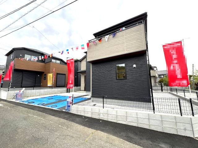 あきる野市五日市　新築戸建全4棟の外観|現地外観