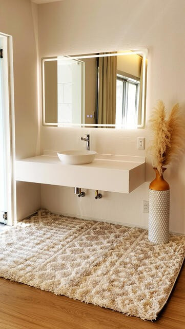 熱海アビタシオンの洗面所