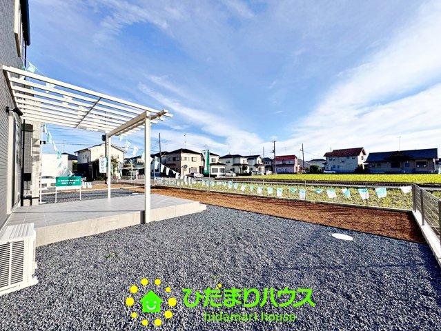 ワイウッドコート羽生市須影第１期　新築一戸建て　02の庭|お庭でゆったりと過ごせます！