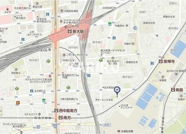 エスリード新大阪ヴェルデの地図