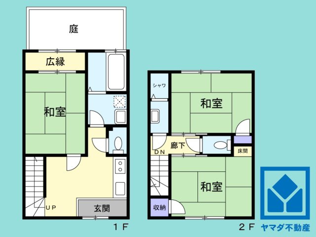 伏見区深草鈴塚町の間取り