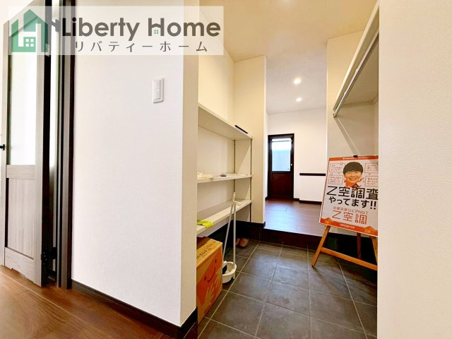 坂東市沓掛　新築戸建の収納