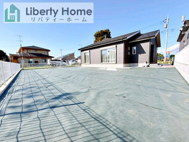 坂東市沓掛　新築戸建の庭