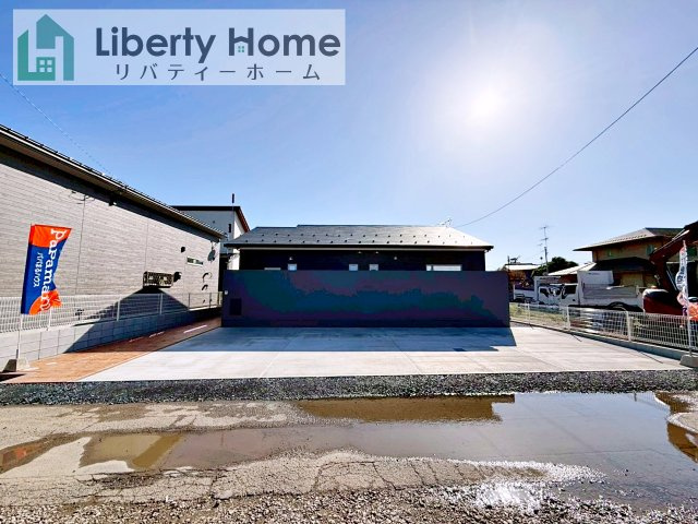 坂東市沓掛　新築戸建の駐車場