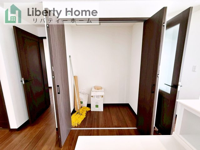 坂東市沓掛　新築戸建の収納