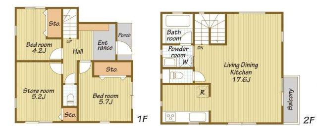 府中市若松町２丁目  京王線 東府中駅 新築戸建の間取り