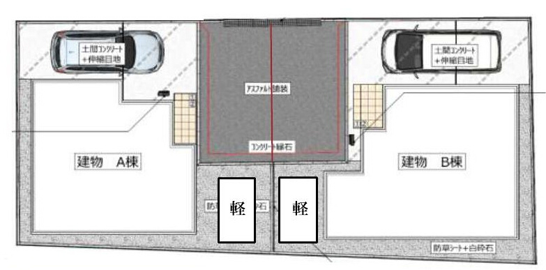 府中市若松町２丁目  京王線 東府中駅 新築戸建の区画図