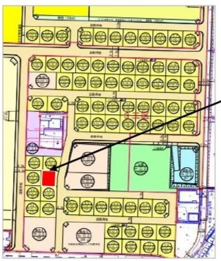 【区画図】オアシスタウンやはば 区画No.5-8