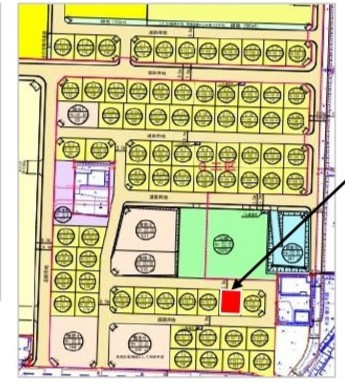 オアシスタウンやはば 区画No.6-6の区画図