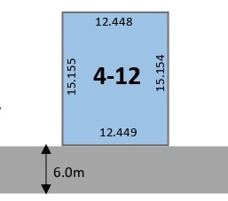 オアシスタウンやはば 区画No.4-12の土地図