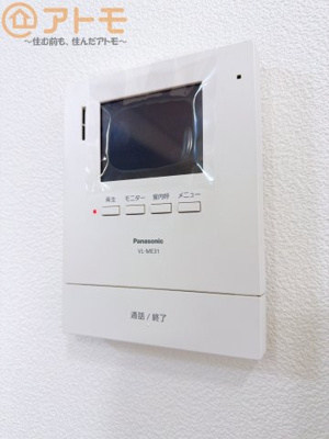 【防犯設備】 | 焼津市本町3丁目　中古戸建 | TVモニター付きインターホンは訪問者を確認することができて、防犯性に優れています♪