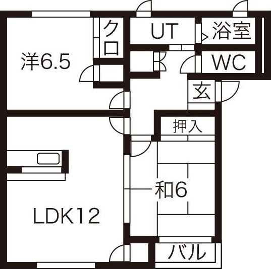 プラセール B棟の間取り
