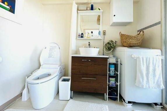 ヴィラ南熱海の脱衣所