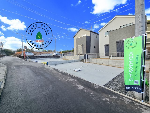 熊本市西区池田3丁目第1-２棟（1号棟）の前面道路含む現地写真|見学の時間などお気軽にお問い合わせ下さい。