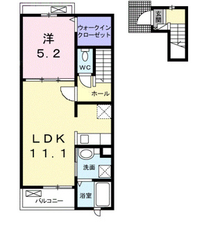 【間取り】 | ソーレ・リデンテ　Ⅱ | 間取図