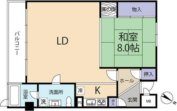 ヴィラ南熱海の間取り