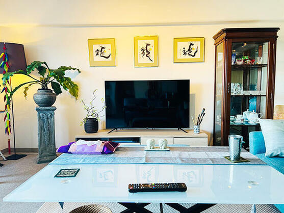 ヴィラ南熱海の居間・リビング