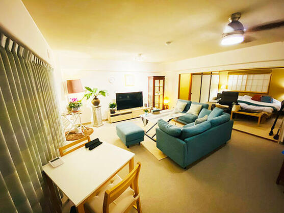 ヴィラ南熱海の居間・リビング