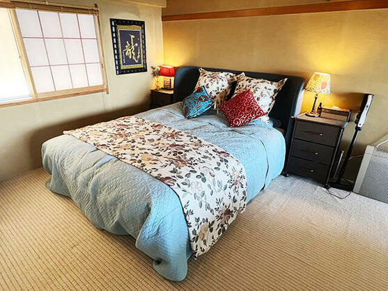 ヴィラ南熱海の寝室