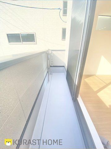 京都市南区久世大薮町　新築戸建のバルコニー|2階バルコニー