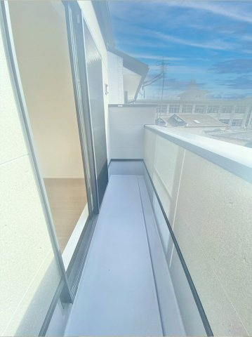 京都市南区久世大薮町　新築戸建のバルコニー|3階バルコニー